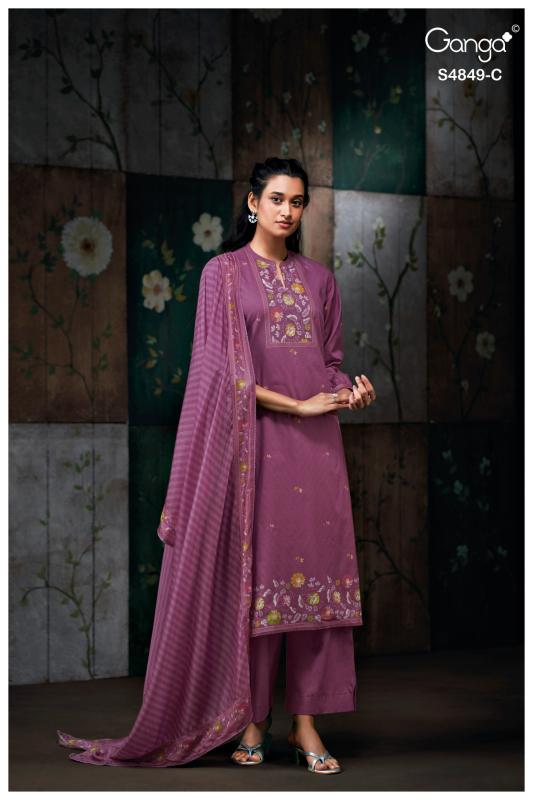 Ganga pazellea 4849 wholesale dress material valsad